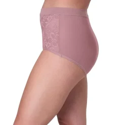 Bali Breathe Cotton Modal Lace High Rise Brief DFCLBF