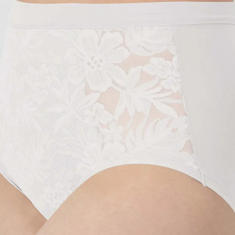 Bali Breathe Cotton Modal Lace High Rise Brief DFCLBF