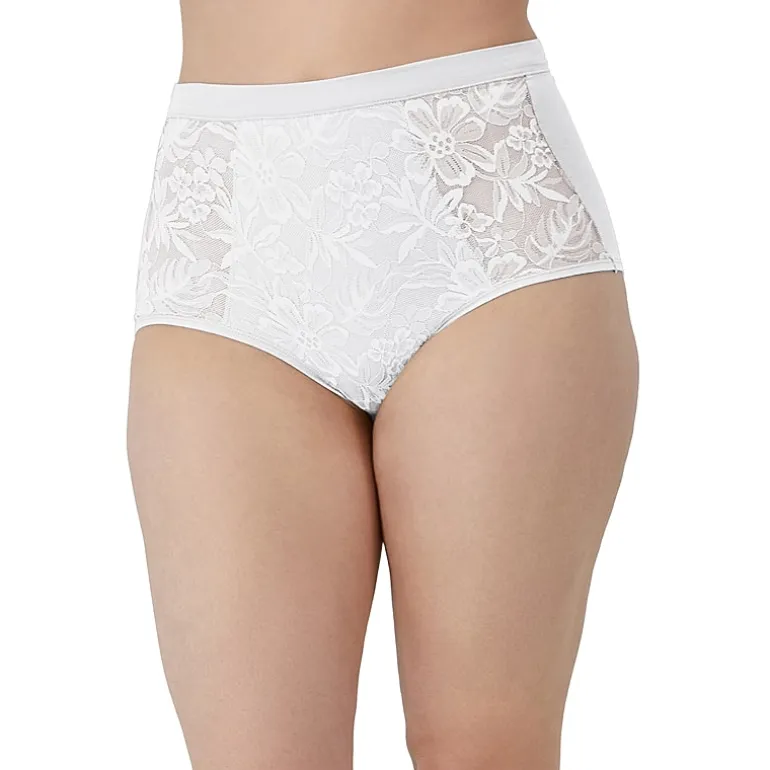 Bali Breathe Cotton Modal Lace High Rise Brief DFCLBF