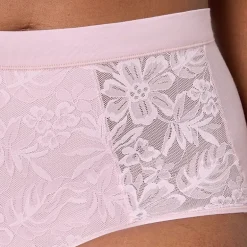 Bali Breathe Cotton Modal Lace High Rise Brief DFCLBF