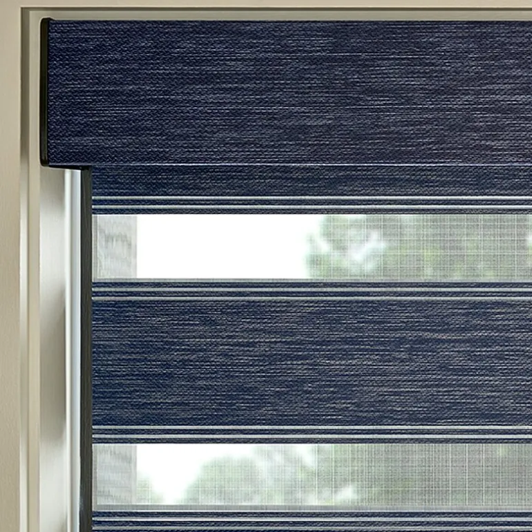 Bali Breezy Layered Custom Light-Filtering Continous Cord Loop Sheer Shade