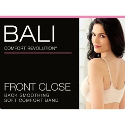 Bali Comfort Revolution® Front Close Shaping Full Coverage T-Shirt Underwire Full Coverage Bra 3p66
