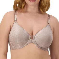 Bali Comfort Revolution® Front Close Shaping Full Coverage T-Shirt Underwire Full Coverage Bra 3p66
