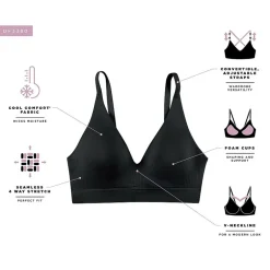 Bali Comfort Revolution Modern Seamless Wireless Full Coverage Bra-Df3380