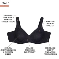 Bali Coolest Smoothing Minimizer Minimizer Bra Df4584
