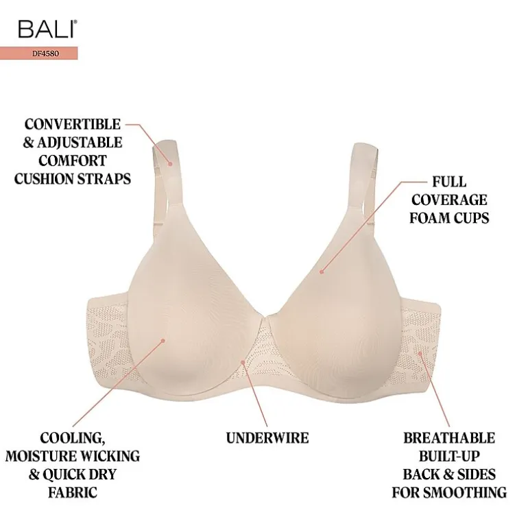 Bali Coolest Smoothing T-Shirt Full Coverage Bra Df4580