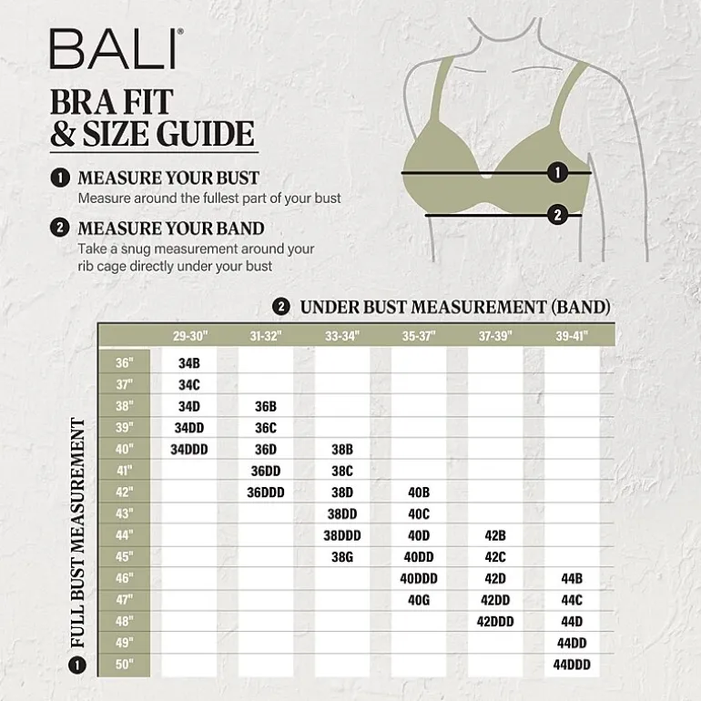Bali Coolest Smoothing T-Shirt Full Coverage Bra Df4580