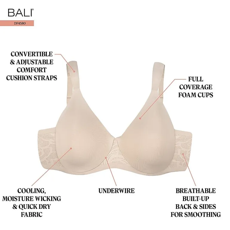 Bali Coolest Smoothing T-Shirt Full Coverage Bra Df4580