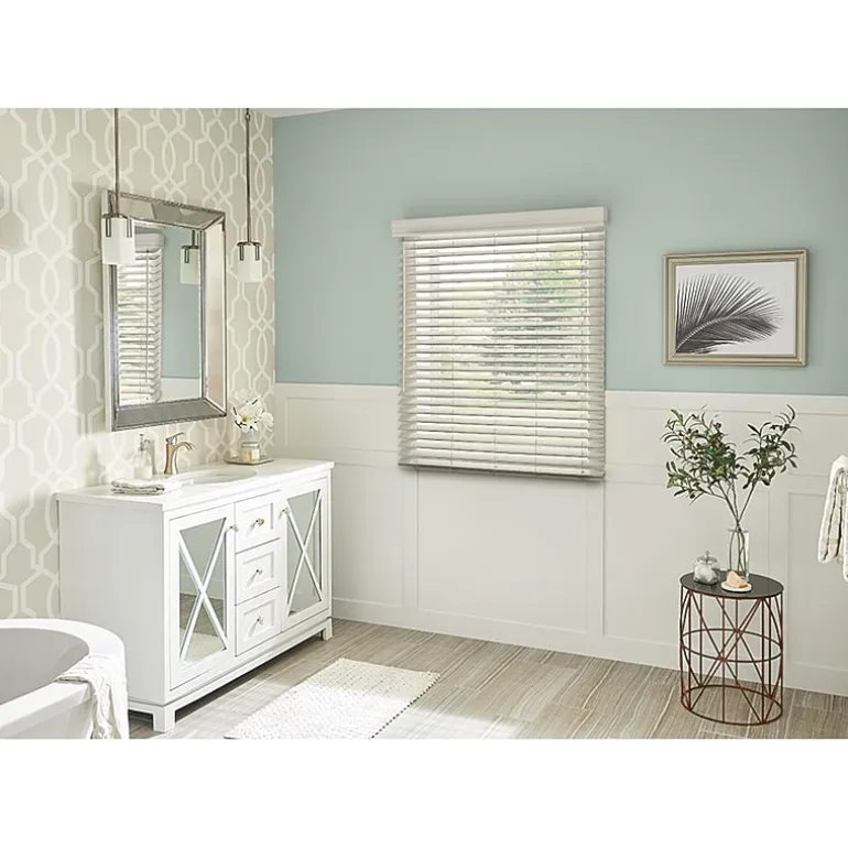 Bali 2" Custom Cordless Faux Wood Blinds
