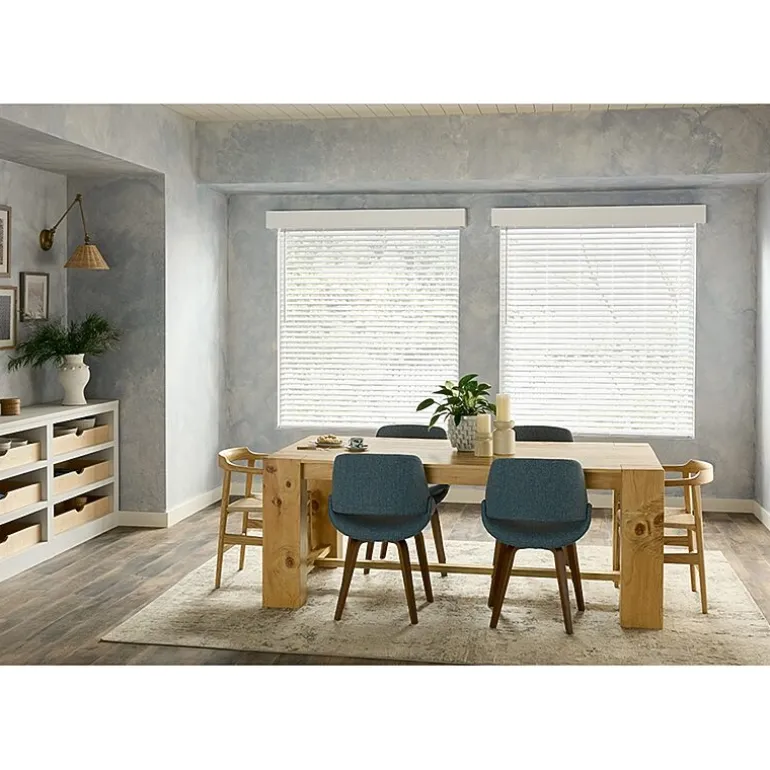 Bali 2" Custom Cordless Faux Wood Blinds
