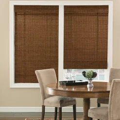 Bali Natural Custom Cordless Light-Filtering Roman Shade