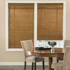Bali Natural Custom Cordless Light-Filtering Roman Shade