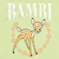 Bambi Fleece Crew Fleece Womens Juniors Crew Neck Long Sleeve Bambi Sweatshirt