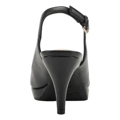 BANDOLINO Melt Womens Round Open Toe Cone Heel Pumps