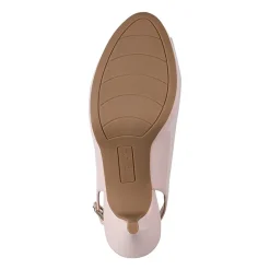 BANDOLINO Melt Womens Round Open Toe Cone Heel Pumps