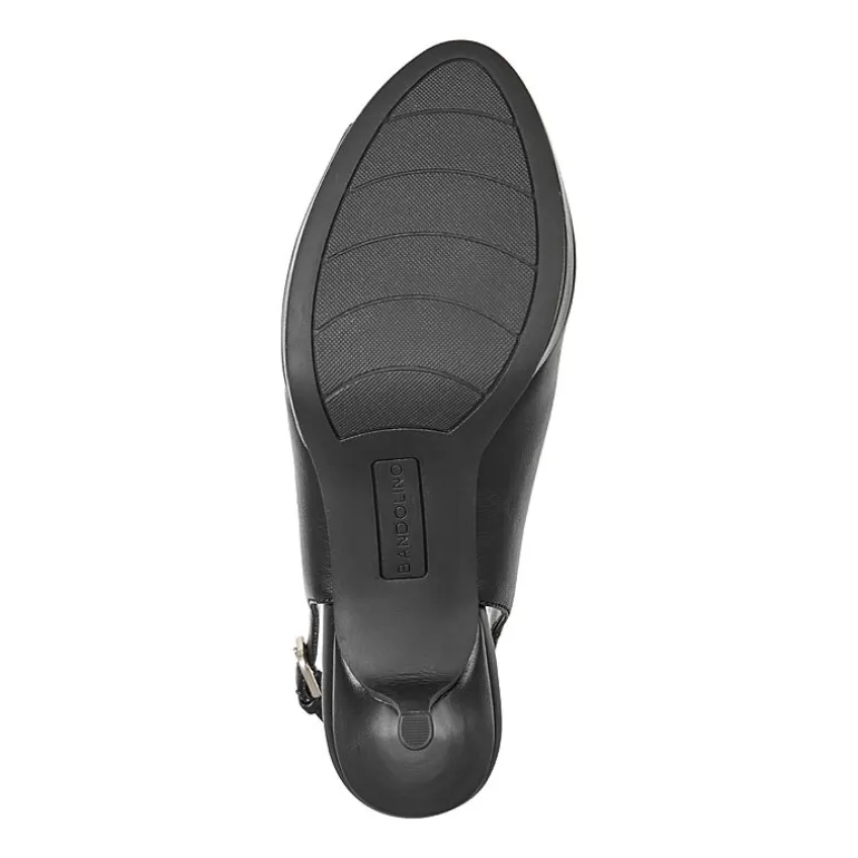 BANDOLINO Melt Womens Round Open Toe Cone Heel Pumps