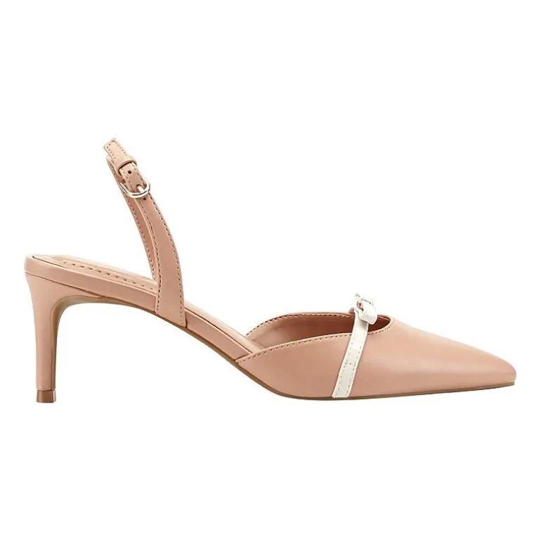 BANDOLINO Pracen Womens Pointed Closed Toe Cone Heel Pumps