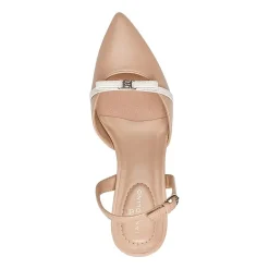 BANDOLINO Pracen Womens Pointed Closed Toe Cone Heel Pumps