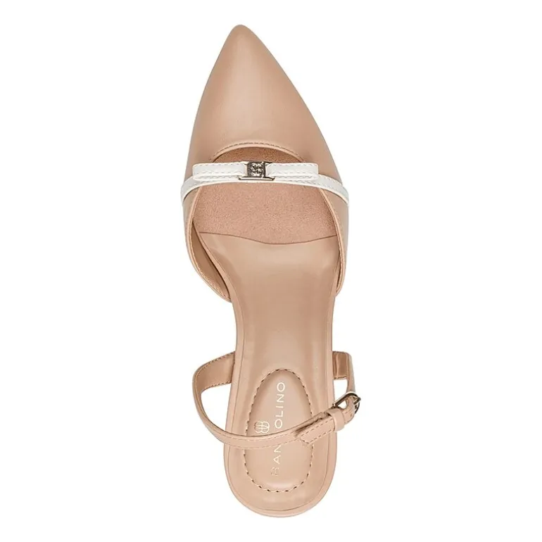 BANDOLINO Pracen Womens Pointed Closed Toe Cone Heel Pumps