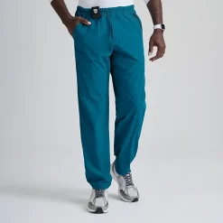 Barco One 0217 Amplify 7-Pocket Zip-Fly Mens Big and Tall Tag Free Stretch Fabric Moisture Wicking Scrub Pant