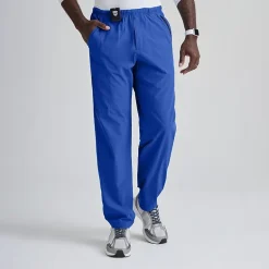 Barco One 0217 Amplify 7-Pocket Zip-Fly Mens Big and Tall Tag Free Stretch Fabric Moisture Wicking Scrub Pant