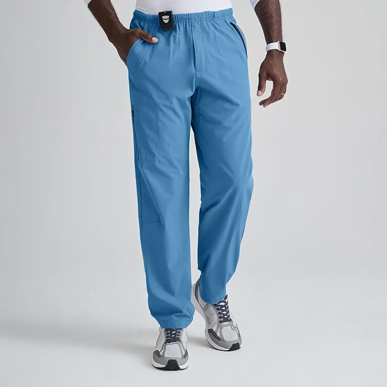 Barco One 0217 Amplify 7-Pocket Zip-Fly Mens Big and Tall Tag Free Stretch Fabric Moisture Wicking Scrub Pant