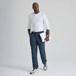 Barco One 0217 Amplify 7-Pocket Zip-Fly Mens Big and Tall Tag Free Stretch Fabric Moisture Wicking Scrub Pant