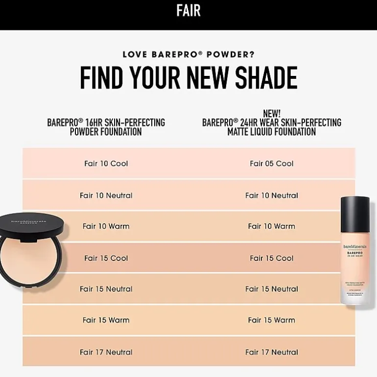 bareMinerals Barepro® 24hr Wear Skin-Perfecting Matte Liquid Foundation Mineral SPF 20