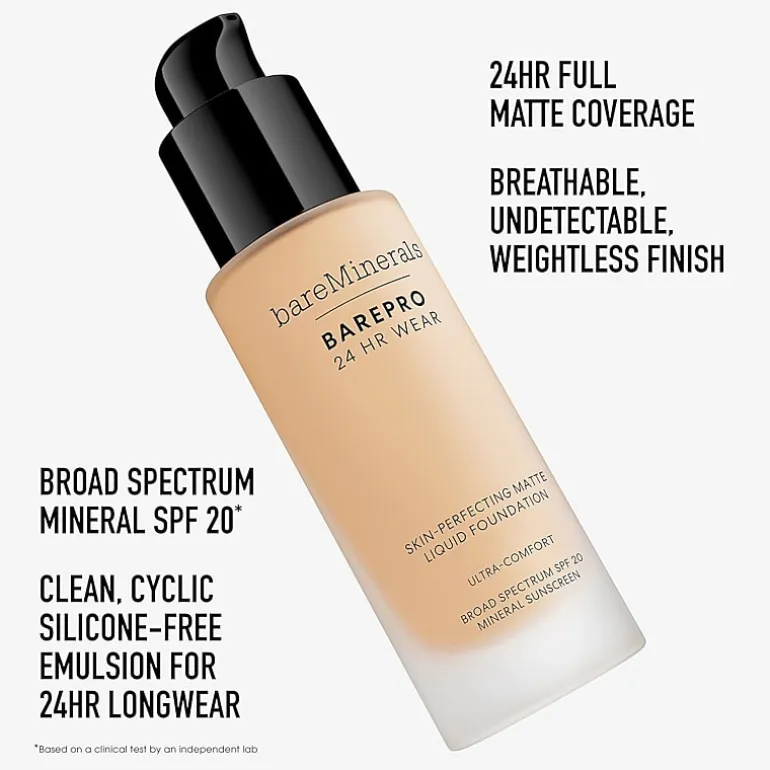 bareMinerals Barepro® 24hr Wear Skin-Perfecting Matte Liquid Foundation Mineral SPF 20
