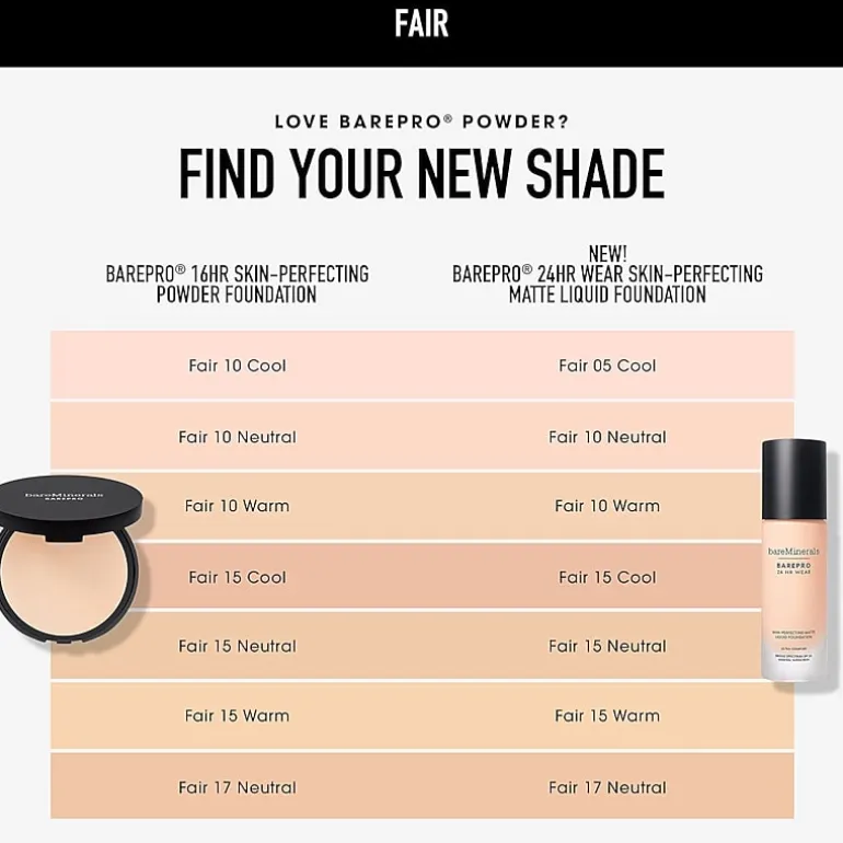bareMinerals Barepro® 24hr Wear Skin-Perfecting Matte Liquid Foundation Mineral SPF 20