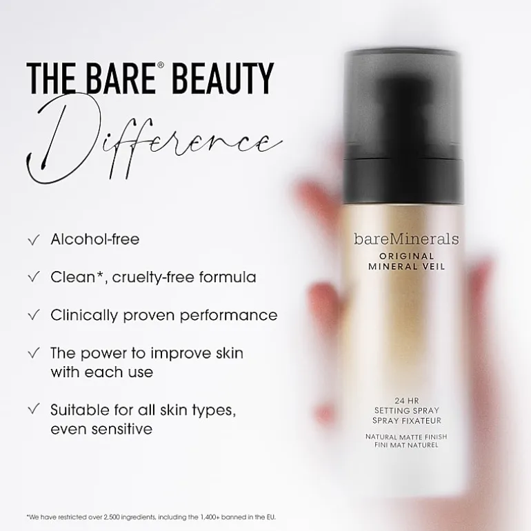 bareMinerals Original Mineral Veil 24hr Natural Matte Setting Spray
