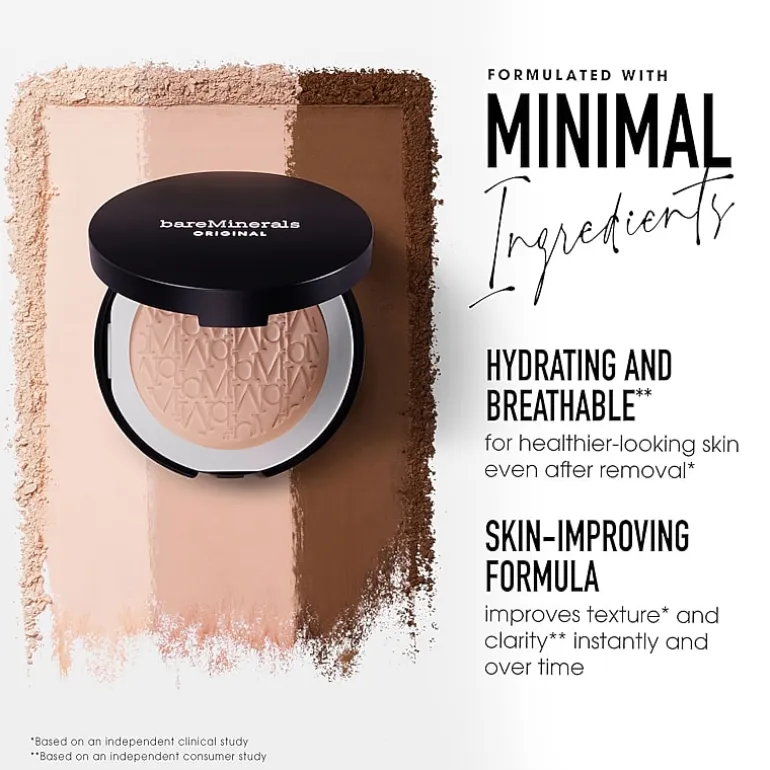 bareMinerals Original Talc-Free Pressed Powder Foundation Mineral SPF 15