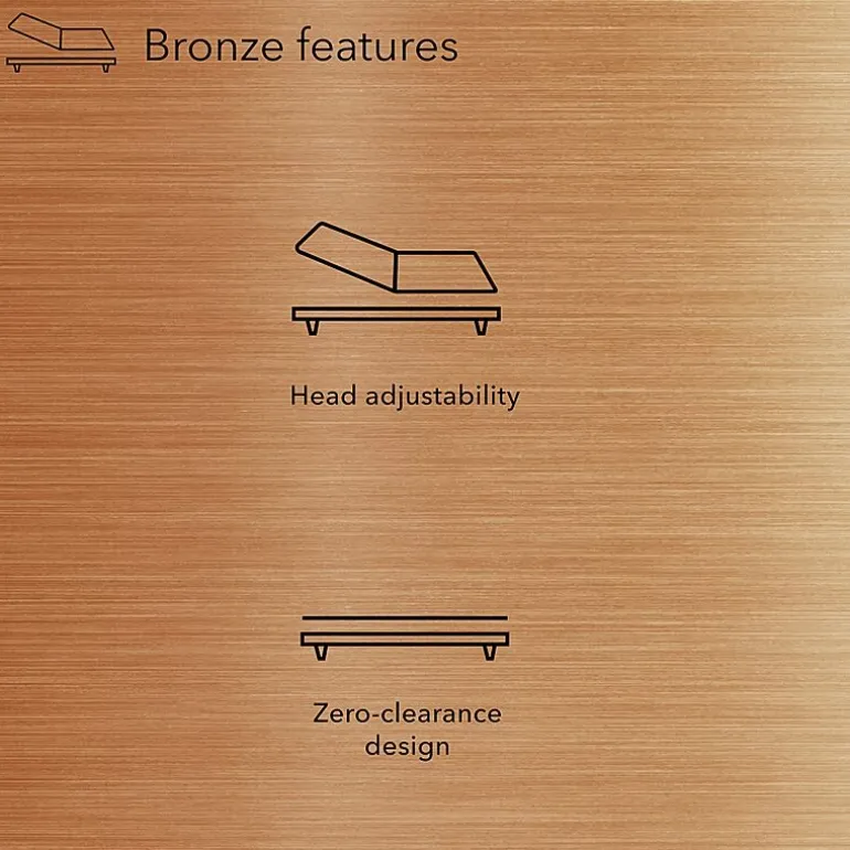 Baselogic Bronze 13" Adjustable Bed Frame Base