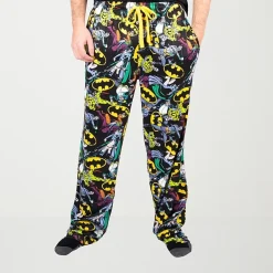 Batman Mens Fleece 1 Pair Pajama Pants