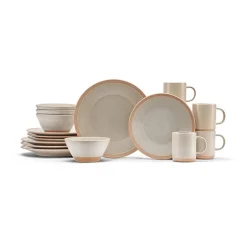 Baum Sahara Blue 16-pc. Ceramic Dinnerware Set