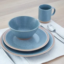 Baum Sahara Blue 16-pc. Ceramic Dinnerware Set