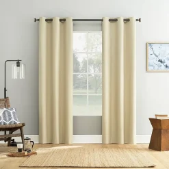Bayline Grommet Top Blackout Set of 2 Curtain Panel