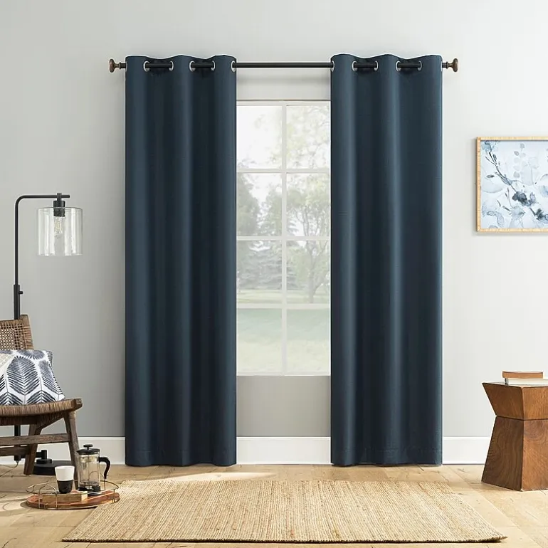 Bayline Grommet Top Blackout Set of 2 Curtain Panel
