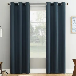 Bayline Grommet Top Blackout Set of 2 Curtain Panel