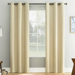 Bayline Grommet Top Blackout Set of 2 Curtain Panel