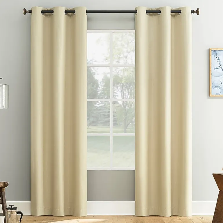 Bayline Grommet Top Blackout Set of 2 Curtain Panel