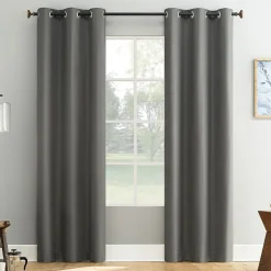 Bayline Grommet Top Blackout Set of 2 Curtain Panel