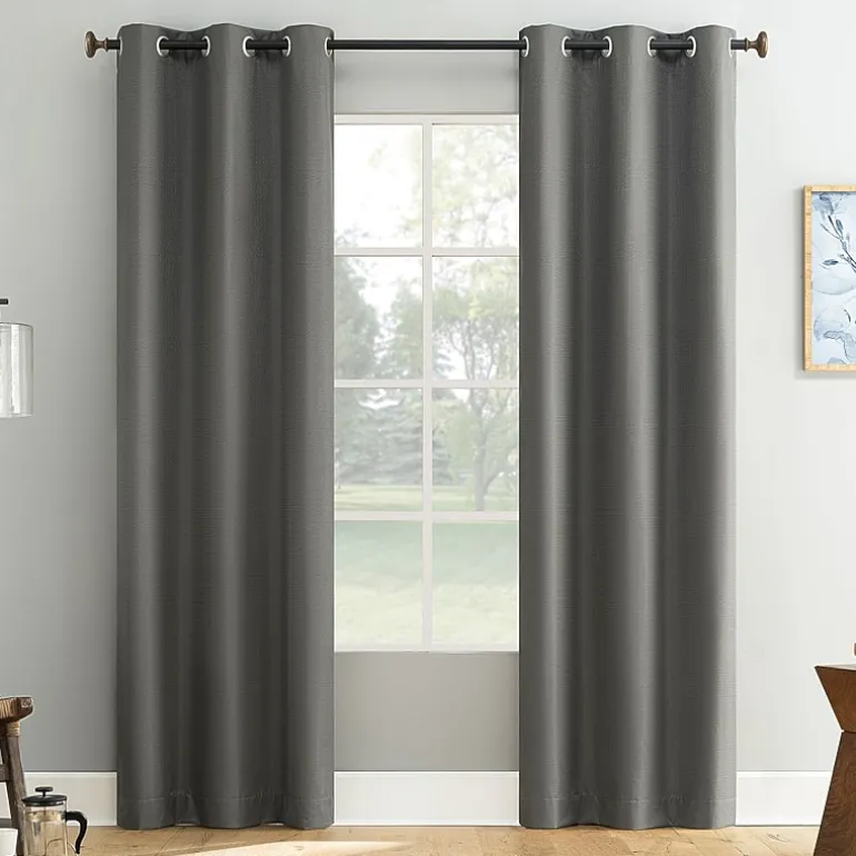 Bayline Grommet Top Blackout Set of 2 Curtain Panel