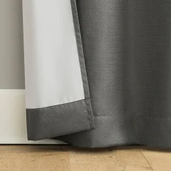 Bayline Grommet Top Blackout Set of 2 Curtain Panel