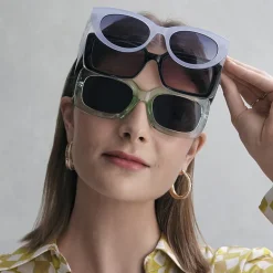 BCBGeneration Cateye Womens UV Protection Cat Eye Sunglasses