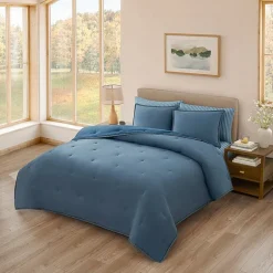 Bearpaw Layton Plush Reversible Comforter Set