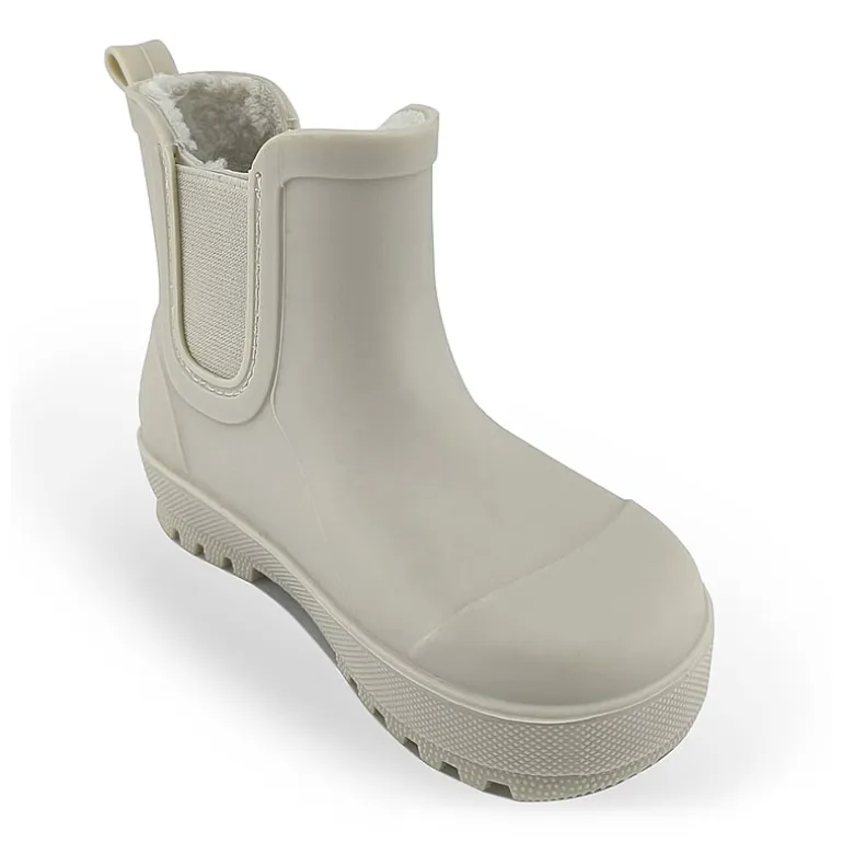BEARPAW Toddler Chelsea Rain Boots with Faux-Fur Lining