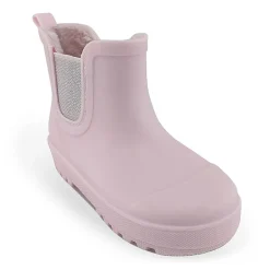 BEARPAW Toddler Chelsea Rain Boots with Faux-Fur Lining