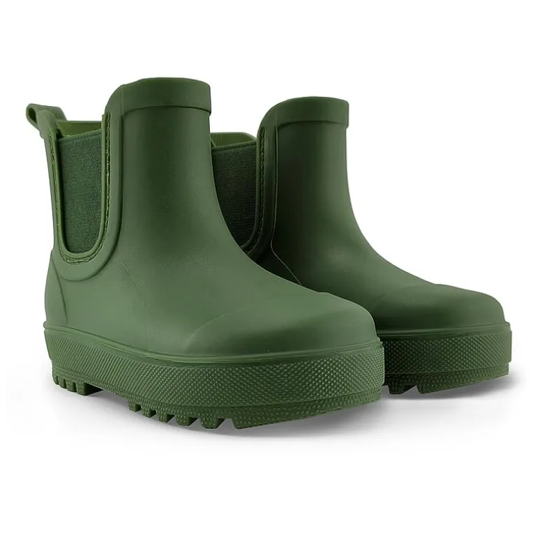 BEARPAW Toddler Chelsea Rain Boots with Faux-Fur Lining