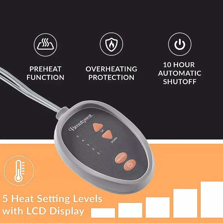 Beautyrest Cool Touch Heated Mattress Pad